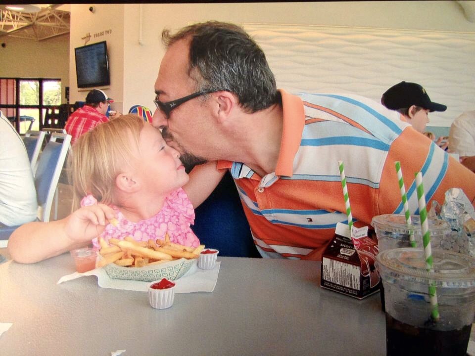Jordyn Bekiaris and her father Jason Bekiaris