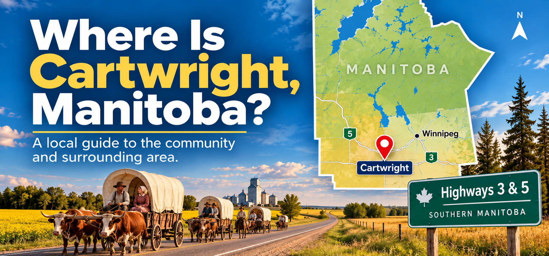 An image for the page called Where is Cartwright, Manitoba?